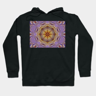 Digital Flower Kaleidoscope. Hoodie